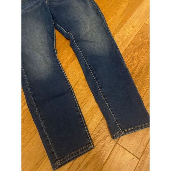 Signature By Levi Strauss Totally Shaping Pull-On Skinny Dark Wash Jeans W33 L30 - Picture 2 of 10